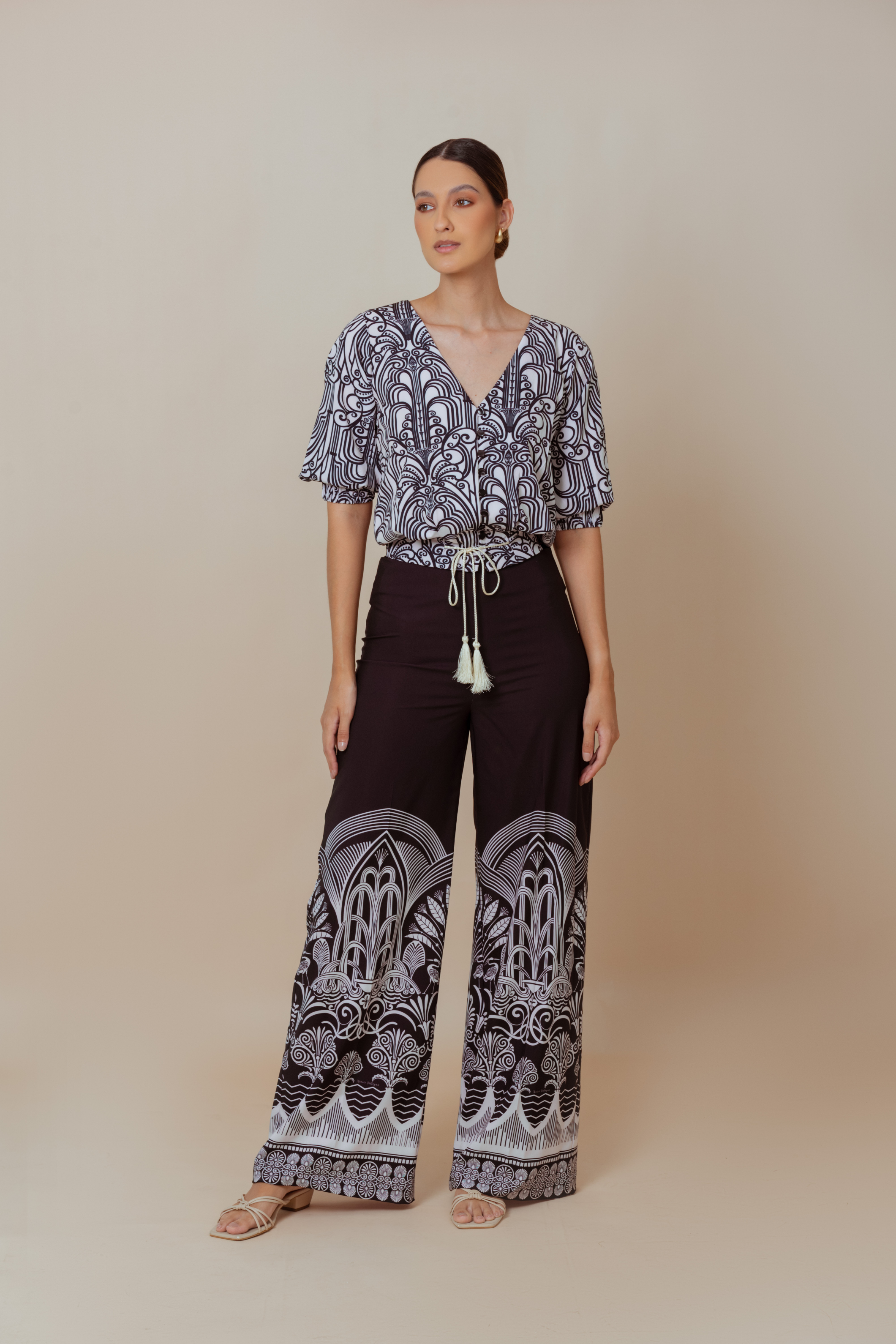 Elizabeth Negro Pantalon