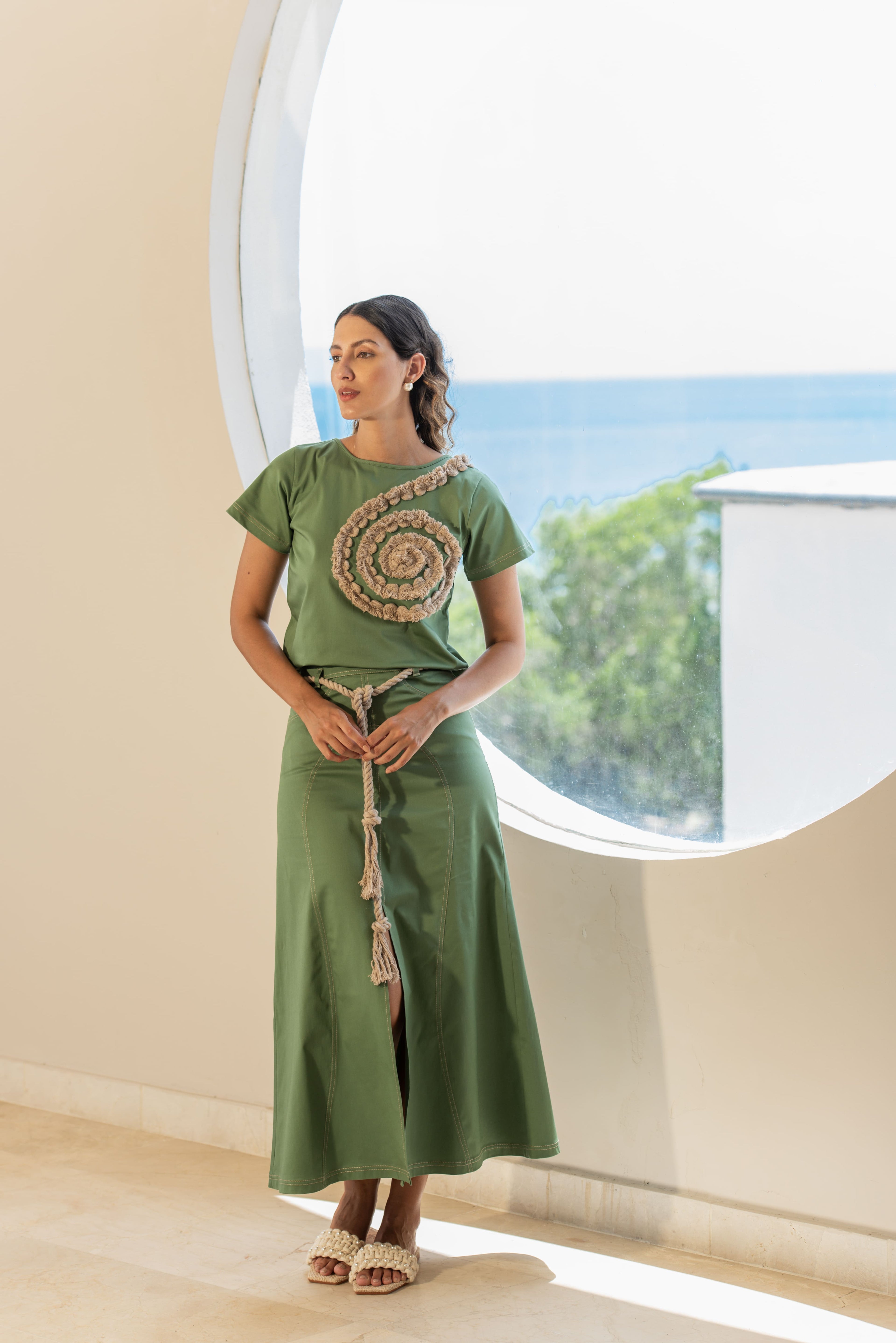 Alicante Green Blouse