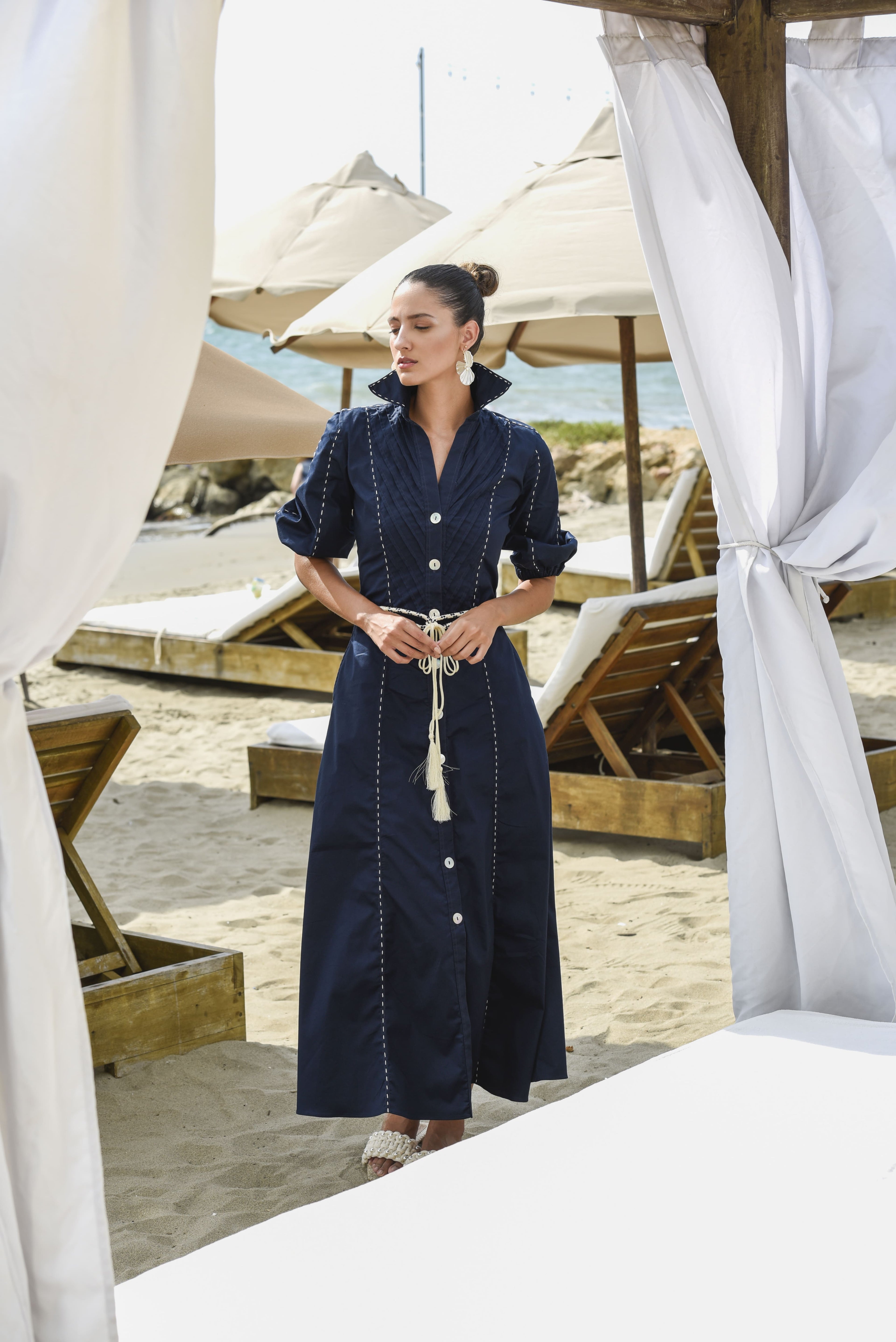 Navee Navy Blue Dress