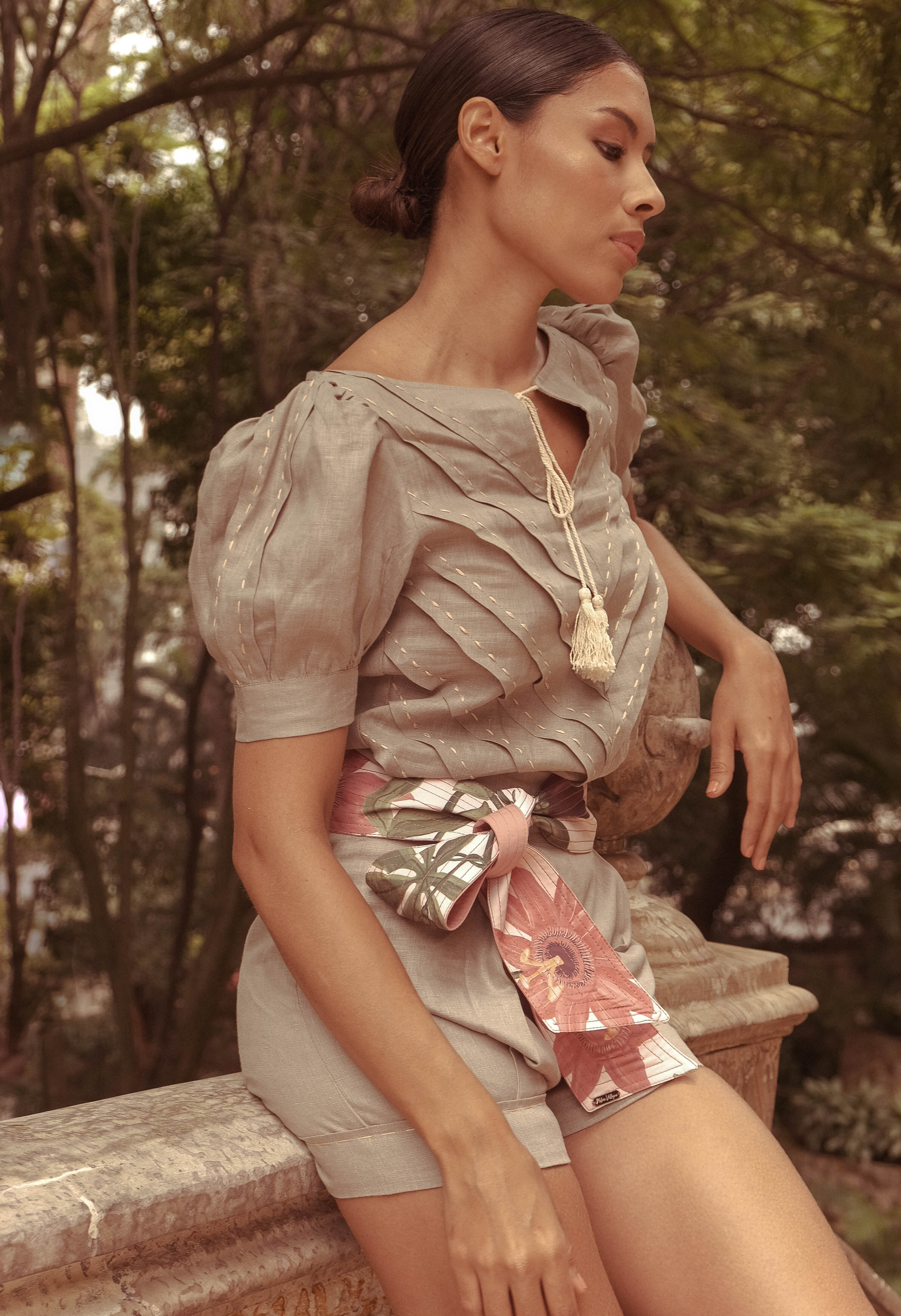 Dayana Blusa - Blusa manga corta