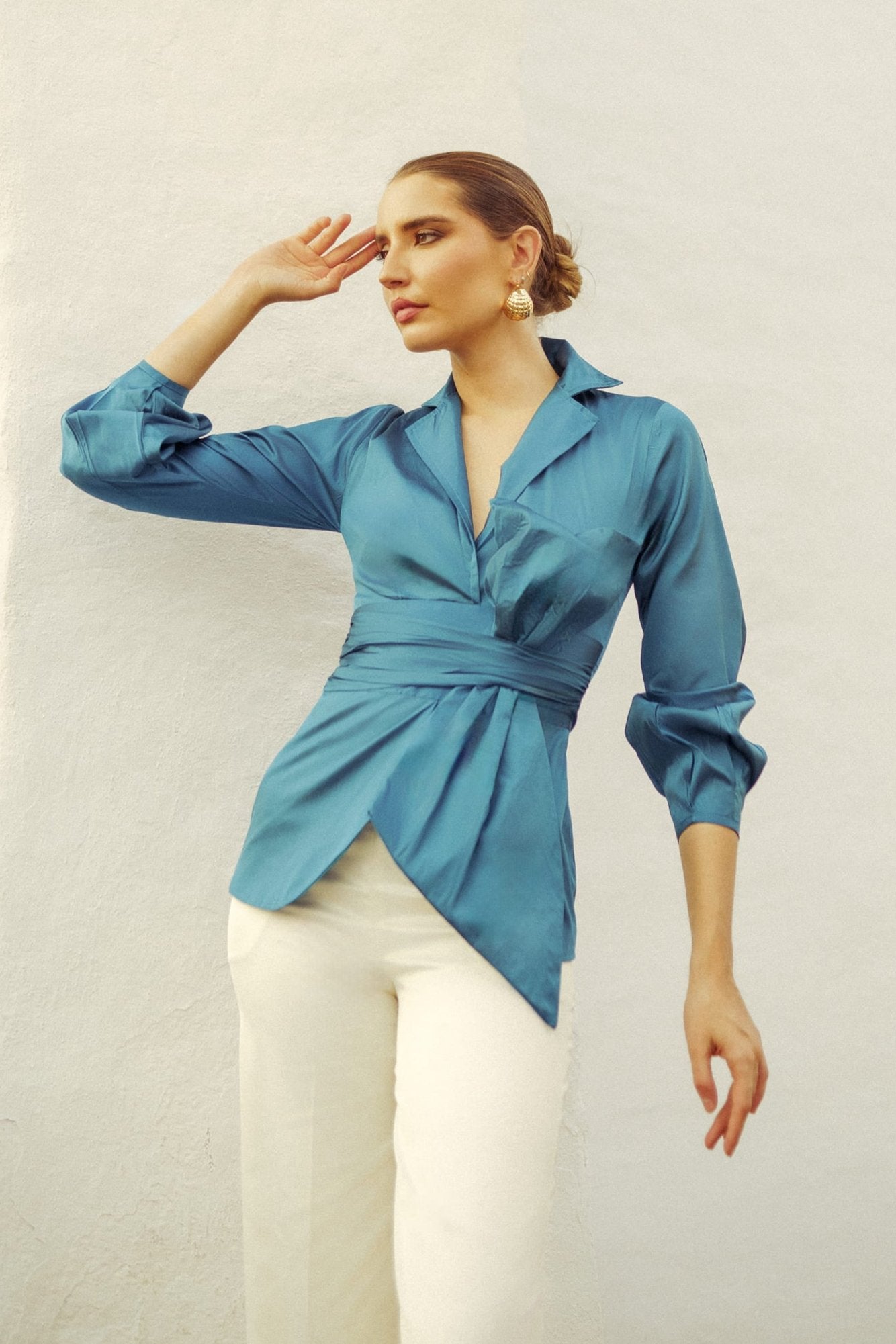 Jarle Blusa Azul
