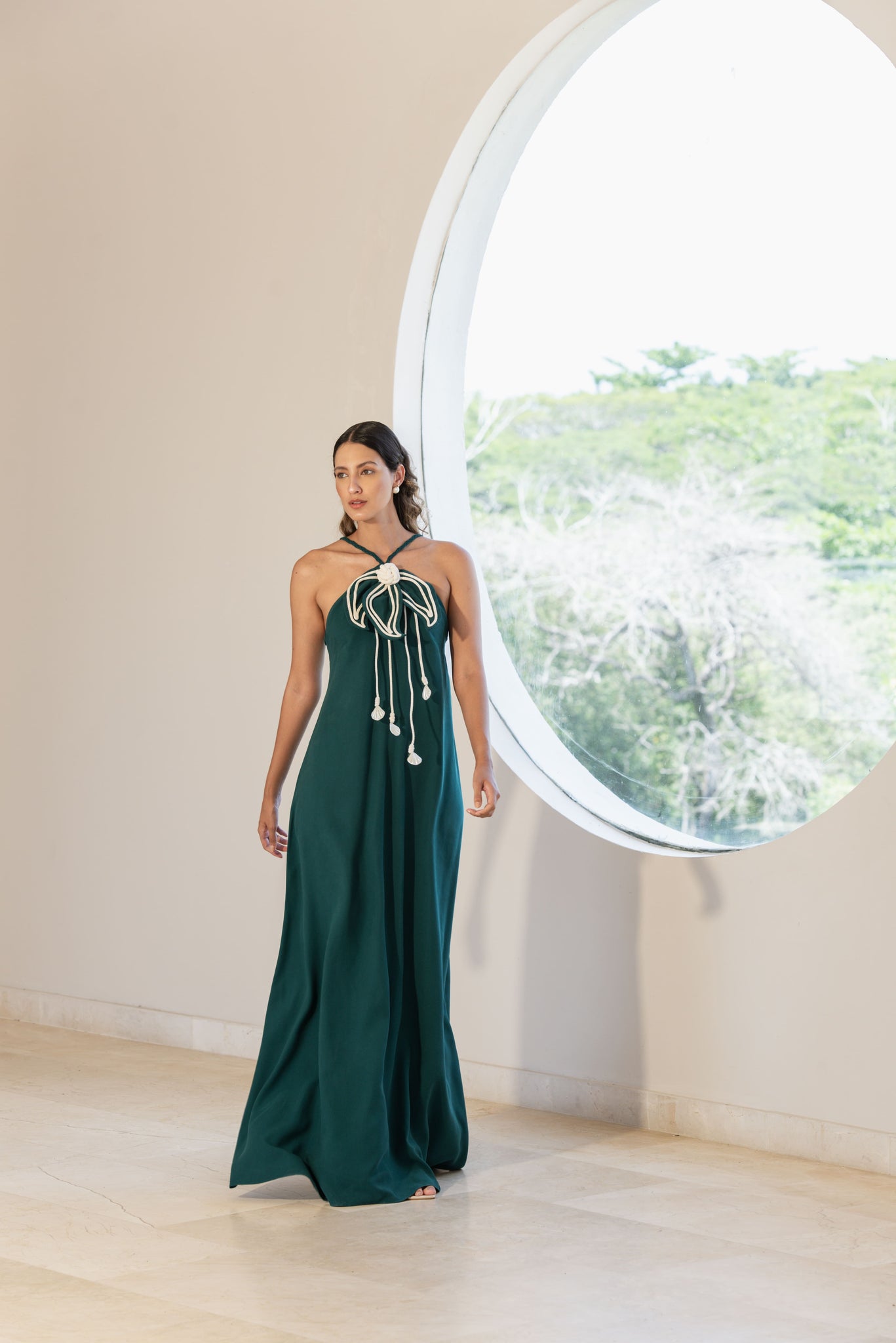 Aluna Green Dress