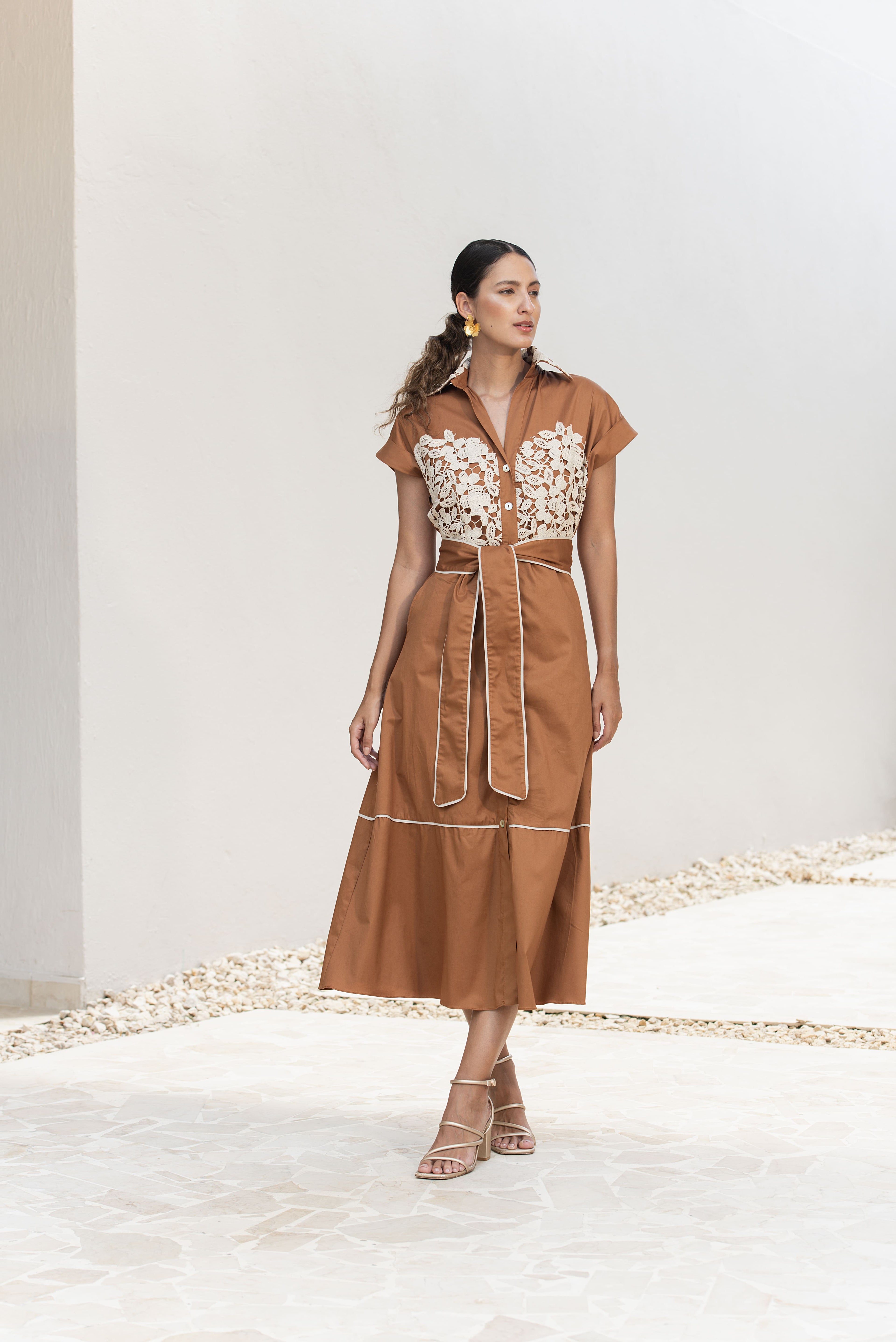 Alejandria Honey Dress