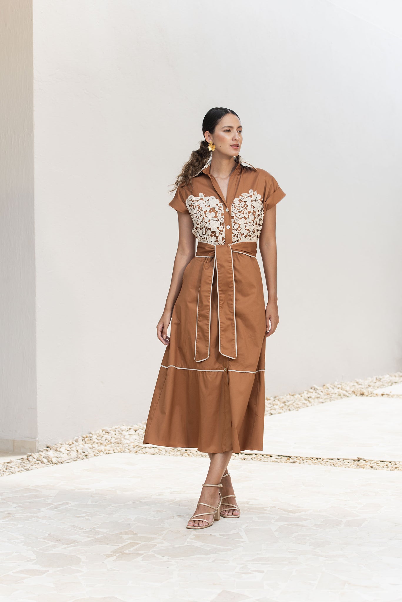 Alejandria Honey Dress