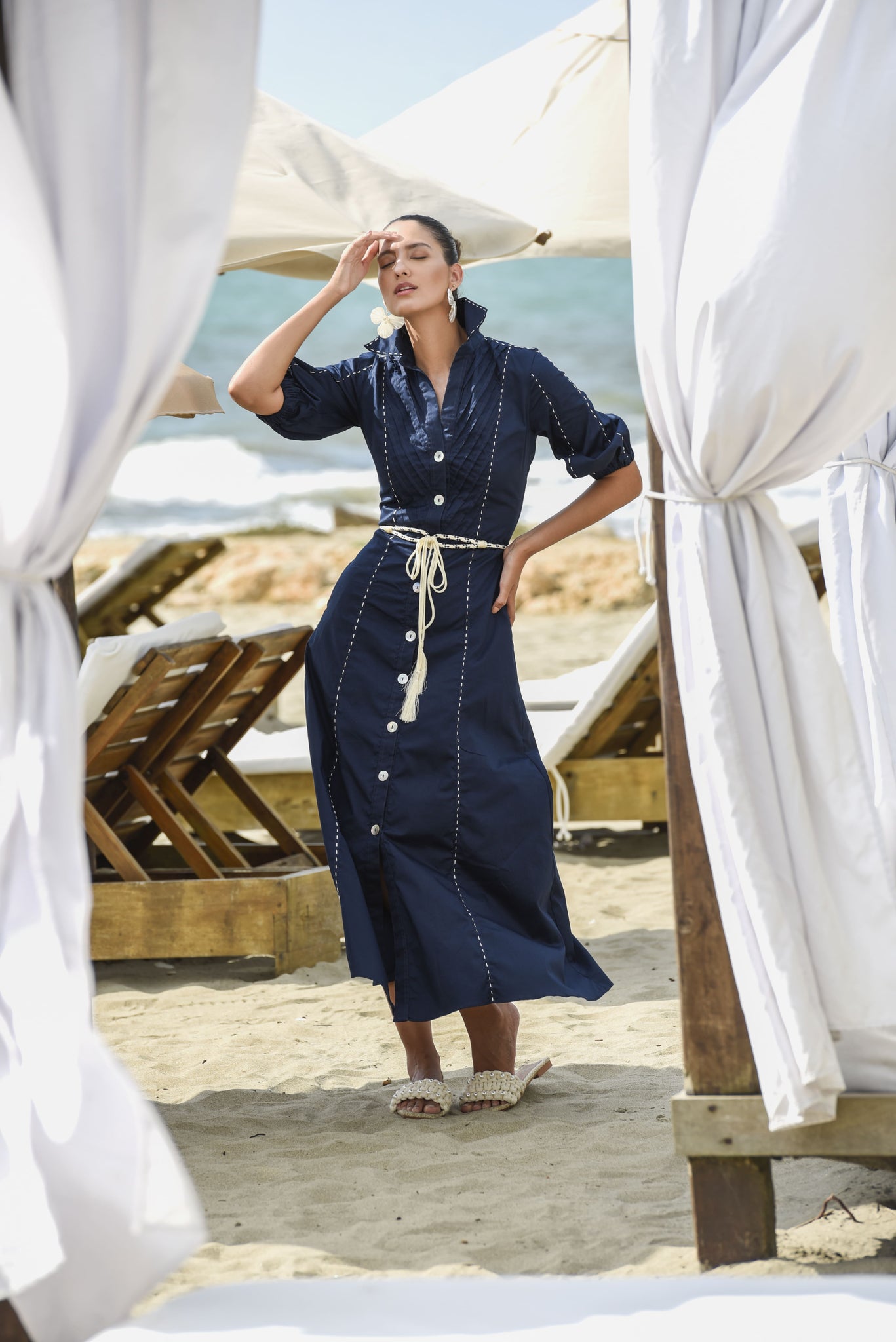 Navee Navy Blue Dress