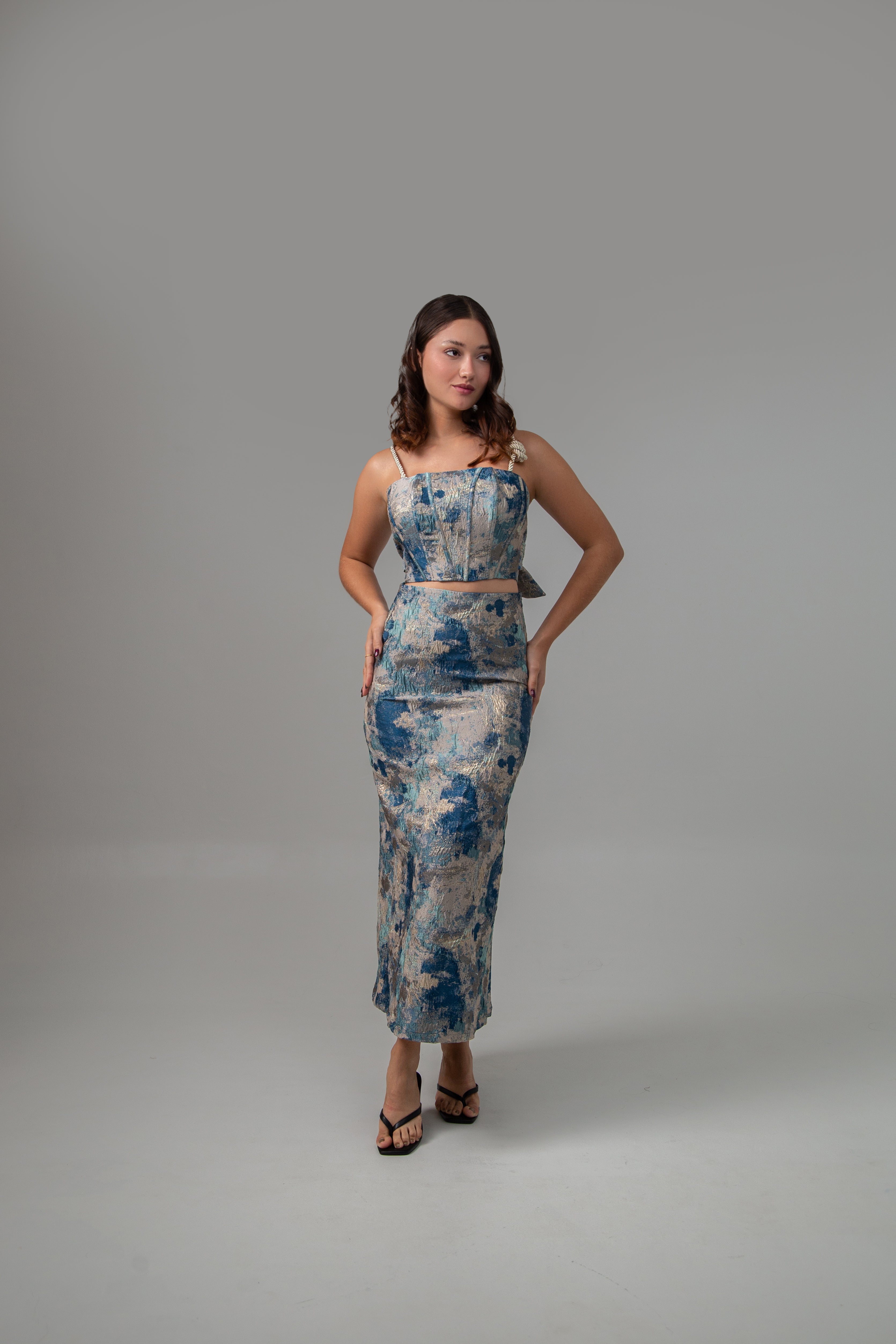 LIVI  FALDA AZUL