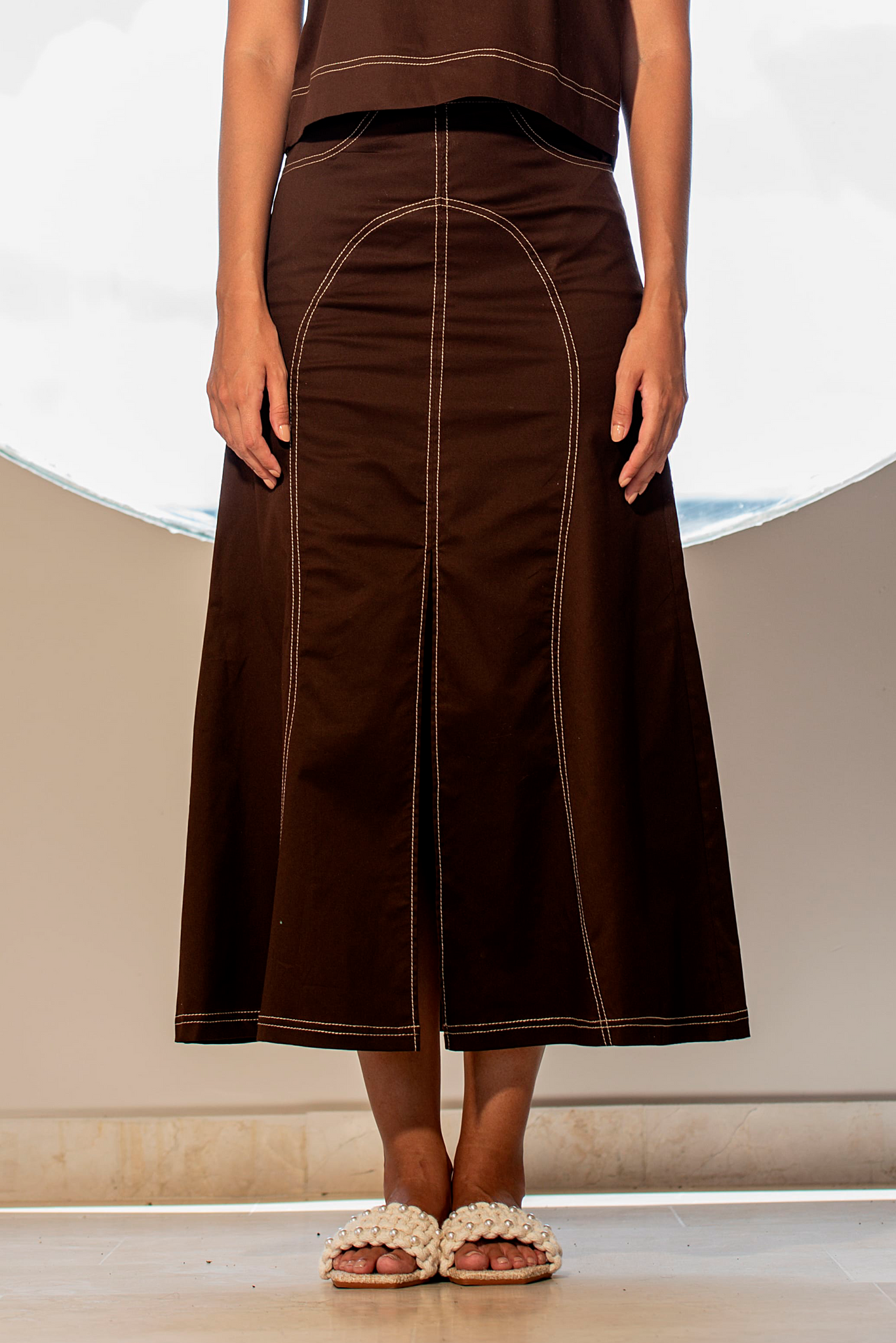 Alicante Coffee Skirt